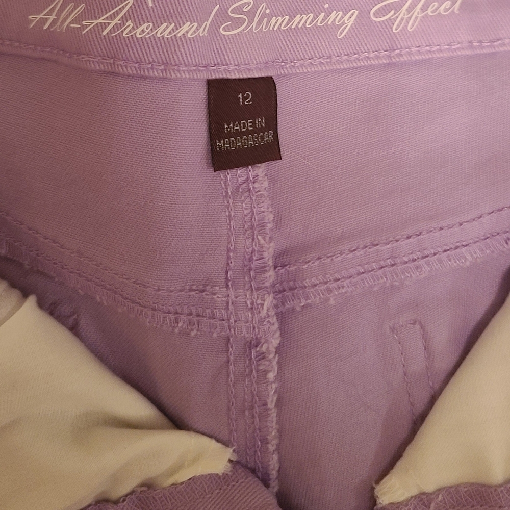 Amanda & Chelsea Women's Purple Shorts - Picture 5 of 8